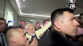 PM मोदी के न्यूयॉर्क पहुंचने पर प्रवासी भारतीयों ने उनका स्वागत किया