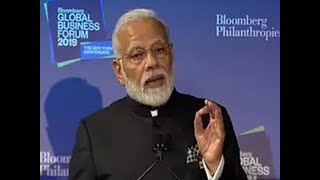Watch PM Modi's full speech at the Bloomberg Business Summit