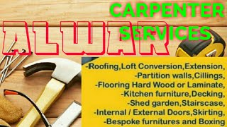 ALWAR    Carpenter Services  ~ Carpenter at your home ~ Furniture Work  ~near me ~work ~Carpentery 1