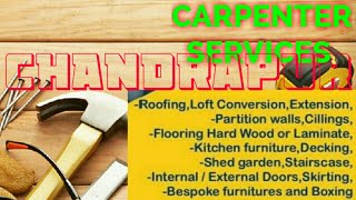 CHANDRAPUR    Carpenter Services  ~ Carpenter at your home ~ Furniture Work  ~near me ~work ~Carpent
