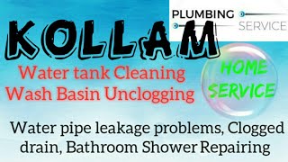 KOLLAM    Plumbing Services ~Plumber at your home~   Bathroom Shower Repairing ~near me ~in Building