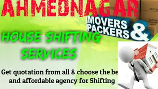 AHMEDNAGAR    Packers & Movers ~House Shifting Services ~ Safe and Secure Service  ~near me 1280x720