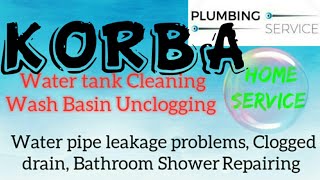 KORBA     Plumbing Services ~Plumber at your home~   Bathroom Shower Repairing ~near me ~in Building