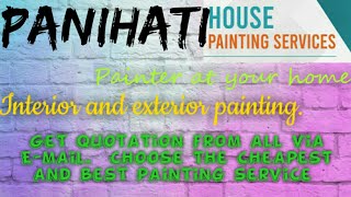 PANIHATI    HOUSE PAINTING SERVICES ~ Painter at your home ~near me ~ Tips ~INTERIOR & EXTERIOR 1280