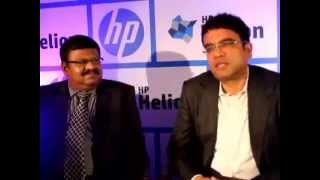 Aman Dokania and Ramachandran V from Cloud Division, HP Asia Pacific and Japan