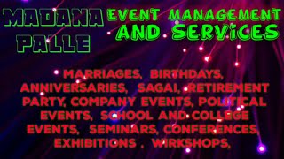 Event Management | Catering Services | Stage Decoration Ideas | Wedding arrangements |