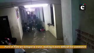 Heavy rains lead to water-logging in several parts of Pune