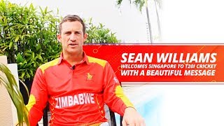 InstaReM Singapore Tri-Nation series - Sean Williams' beautiful message for Singapore team
