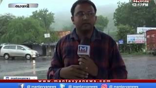 #Aravalli જિલ્લામાં સાર્વત્રિક વરસાદ, વરસાદના કારણે રસ્તાઓ પર પાણી