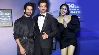 Hrithik Roshan, Shahid Kapoor, Sara Ali Khan At GQ Men Of The Year 2019 Awards