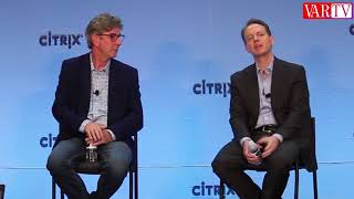 CEO David Henshall and Chief Product Officer PJ Hough at Citrix Synergy 2018