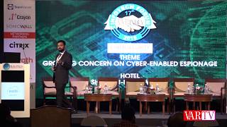Rahul arora, Regional Business Manager, Sonicwall Technologies at 3rd Cyber Security Conclave 2019