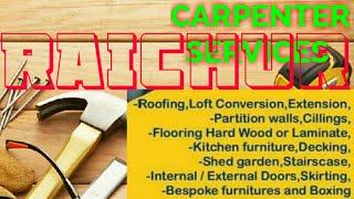 RAICHUR     Carpenter Services  ~ Carpenter at your home ~ Furniture Work  ~near me ~work ~Carpenter