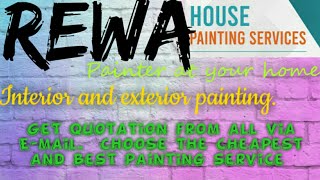 REWA      HOUSE PAINTING SERVICES ~ Painter at your home ~near me ~ Tips ~INTERIOR & EXTERIOR 1280x7