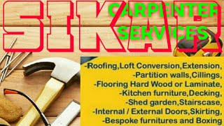SIKAR    Carpenter Services  ~ Carpenter at your home ~ Furniture Work  ~near me ~work ~Carpentery 1