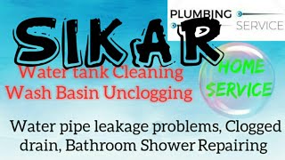 SIKAR     Plumbing Services ~Plumber at your home~   Bathroom Shower Repairing ~near me ~in Building
