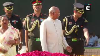 President Kovind, VP Naidu pay tribute to Mahatma Gandhi, Lal Bahadur Shastri