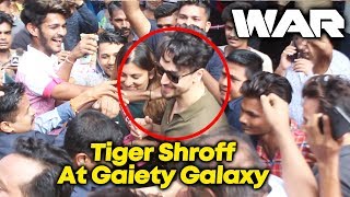 Tiger Shroff Visits Gaiety Galaxy For WAR Response From Fans; Here's What Happened NEXT
