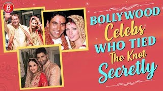 Bollywood Celebs Who Tied The Knot Secretly