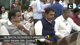 Maharashtra polls: CM Fadnavis files nomination from Nagpur South West