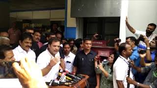 Rahul Gandhi addresses media in Wayanad on state of economy