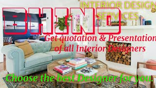 BHIND    INTERIOR DESIGN SERVICES ~ QUOTATION AND PRESENTATION~ Ideas ~ Living Room ~ Tips ~Bedroom
