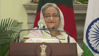 PM Modi's remarks at the launch of various joint development projects with PM Hasina of Bangladesh