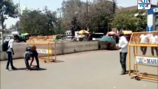 Aurangabad :वाहनचालकांना शिस्त लागावी यासाठी पोलिसांनी लावलेले बॅरिकेट्स काढले