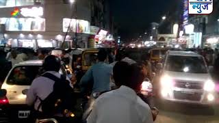 Aurangabad :होळी आणि धुलीवंदनच्या खरेदीसाठी बाहेर पडलेल्या नागरिकांना वाहनांचा मोठ्या प्रमाणात त्रास