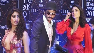 Kareena Kapoor, Ranveer Singh, Janhvi Kapoor At Elle Beauty Awards 2019