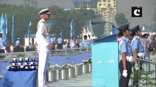 Service Chiefs attend 87th IAF Day celebration at Hindon Air Base in Ghaziabad