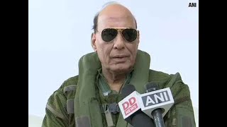 Very comfortable, smooth flight: Rajnath Singh after Rafale sortie