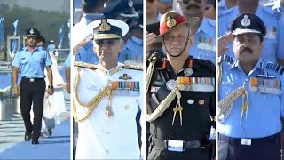 Indian Air Force Day: Sachin Tendulkar, tri-services chiefs attend 87th anniversary celebrations