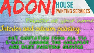 ADONI     HOUSE PAINTING SERVICES ~ Painter at your home ~near me ~ Tips ~INTERIOR & EXTERIOR 1280x7