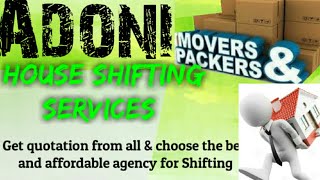 ADONI    Packers & Movers ~House Shifting Services ~ Safe and Secure Service  ~near me 1280x720 3 78