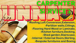 UNNAO     Carpenter Services  ~ Carpenter at your home ~ Furniture Work  ~near me ~work ~Carpentery