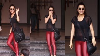 Shraddha Kapoor Spotted At I Think Fitness Juhu - Watch Video