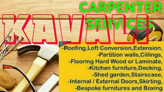 KAVALI     Carpenter Services  ~ Carpenter at your home ~ Furniture Work  ~near me ~work ~Carpentery