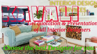 KAVALI     INTERIOR DESIGN SERVICES ~ QUOTATION AND PRESENTATION~ Ideas ~ Living Room ~ Tips ~Bedroo