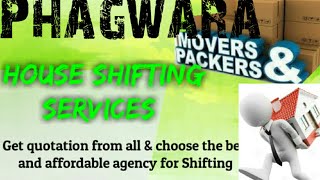 PHAGWARA     Packers & Movers ~House Shifting Services ~ Safe and Secure Service  ~near me 1280x720