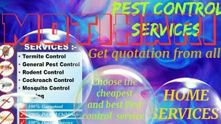 MOTIHARI     Pest Control Services ~ Technician ~Service at your home ~ Bed Bugs ~ near me 1280x720