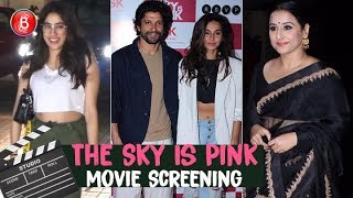 The Sky Is Pink Screening Saw The Who's Who Of Bollywood | Farhan Akhtar | Shibani Dandekar