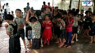 रेन डान्सने मुकुल मंदिर शाळेच्या पहिल्या दिवसाची सुरुवात