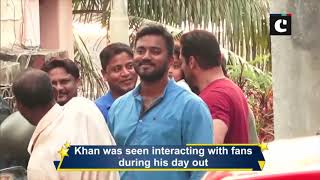 ‘Dabangg’ Salman Khan takes time out for his fans in Mumbai