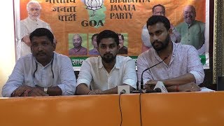 BJP Yuva Morcha Refutes Allegations Levelled By Progressive Front Of Goa