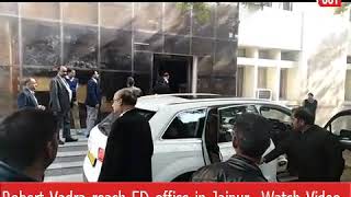 Robert Vadra and his mother #Maureen appeared before the Enforcement Directorate in #Jaipur