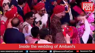 Let's take a sneak peek inside the wedding of Ambani's