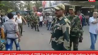 EC send 125 companies of CRPF for 1st phase of Lok Sabha elections in state