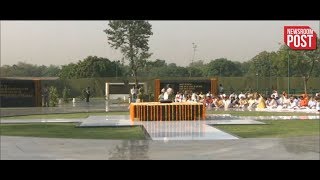 PM Narendra Modi pays tributes to Atal Bihari Vajpayee at 'Sadaiv Atal'