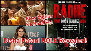 Disha Patani ROLE Finally Revealed In Radhe Movie!